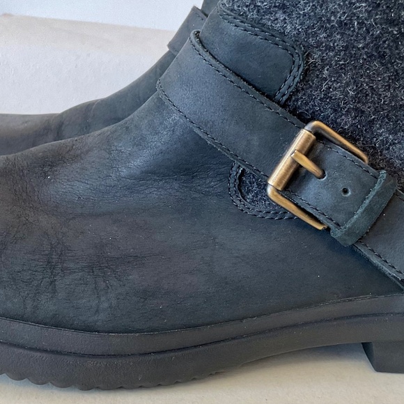 Women’s leather and wool UGG boots size 10 - Picture 3 of 8